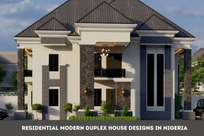 Residential Modern Duplex House Design in Nigeria